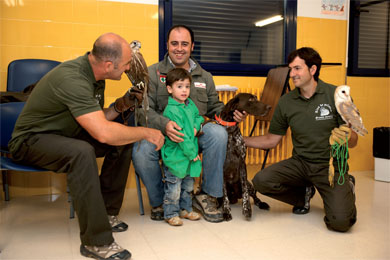 La Federación Navarra de Caza organiza «El Aula de la Naturaleza», un programa docente para niños