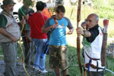 El buen ambiente protagonista del Campeonato de Euskadi de Recorridos de Caza con Arco