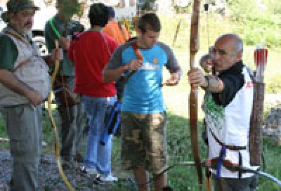 El buen ambiente protagonista del Campeonato de Euskadi de Recorridos de Caza con Arco