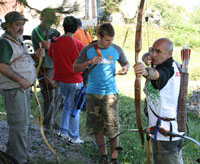 El buen ambiente protagonista del Campeonato de Euskadi de Recorridos de Caza con Arco