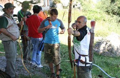 Arcos compuesto, tradicional y longbow en el Campeonato de Bizkaia de Recorridos de Caza