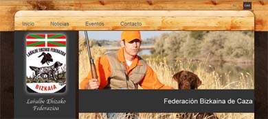 La Federación Bizkaina de Caza amplía sus servicios estrenando página web