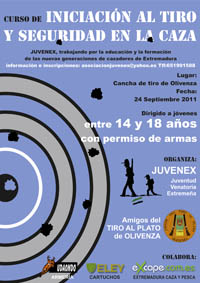 Juvenex organiza un curso de Iniciación al Tiro y Seguridad en la Caza