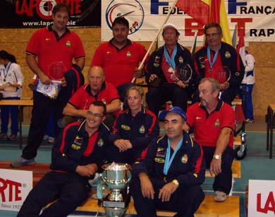 Gregorio Fuentes, campeón absoluto con una marca récord en el mundial de tiro al plato