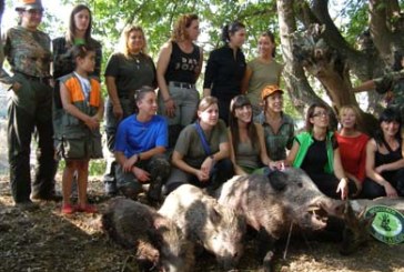 Ourense acogió el fin de semana la primera montería de mujeres celebrada en Galicia