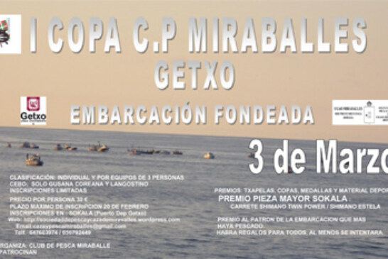 Getxo acogerá la I Copa Miraballes de Embarcación Fondeada