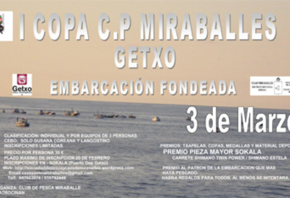 Getxo acogerá la I Copa Miraballes de Embarcación Fondeada
