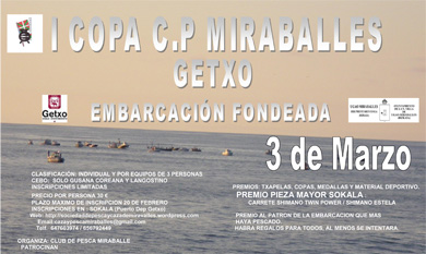 Getxo acogerá la I Copa Miraballes de Embarcación Fondeada