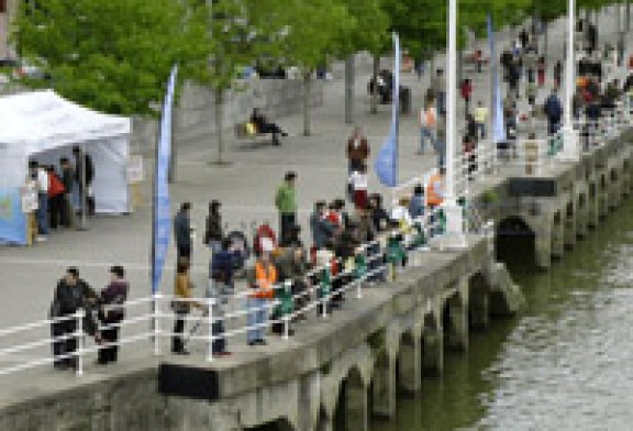 Domingos de pesca con los más txikis en Bilbao