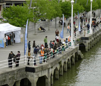 Domingos de pesca con los más txikis en Bilbao