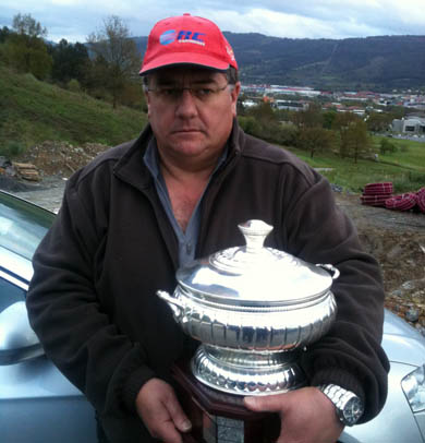 Salvador Franco, nuevo campeón de Euskadi de Mini Foso