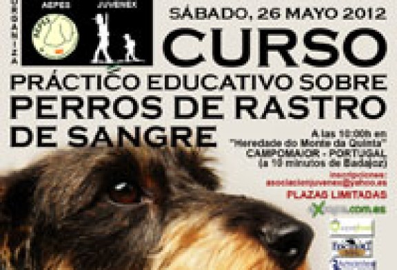 Juvenex y Aepes organizan un Curso Práctico Educativo Sobre Perros de Rastro de Sangre