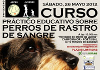 Juvenex y Aepes organizan un Curso Práctico Educativo Sobre Perros de Rastro de Sangre