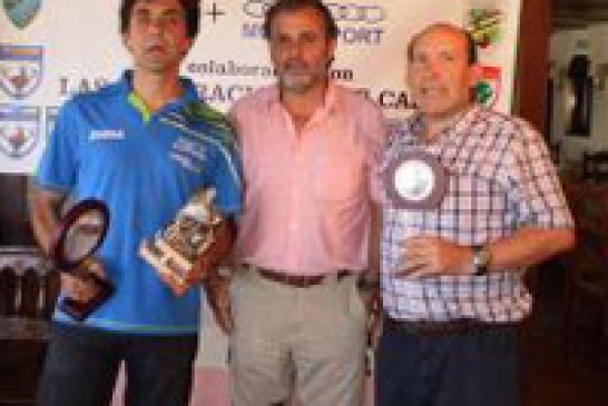 El setter inglés «Sire» y su dueño José Arturo García, campeones cántabros de San Huberto