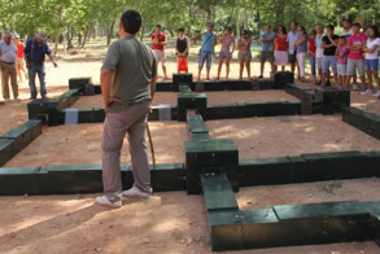 Novedosa exhibición de perros de caza en Trillo