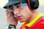 El bilbaíno Pablo Carrera compite en la Copa del Mundo ISSF de Pistola y Carabina