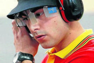 El bilbaíno Pablo Carrera compite en la Copa del Mundo ISSF de Pistola y Carabina