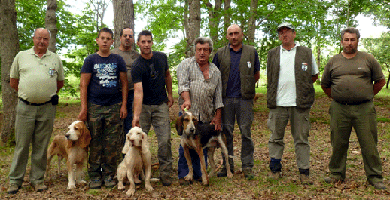 Los cazadores de Valdáliga disputan su Campeonato Social de rastro de Jabalí con perros