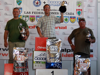 Vicente Lisarde, Julián Olaya y Eva Rius campeones estatales de San Huberto