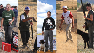 Los competidores españoles luchan hasta el final en el mundial de San Huberto y Perros de Muestra