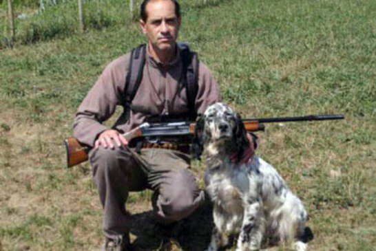 José Manuel Cobo, campeón cántabro de caza menor con perro
