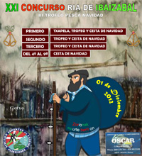 Nueva edición del ya clásico Concurso Ría de Ibaizabal – III Trofeo de Pesca Navidad