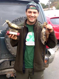 Mikel Abad, vencedor en la prueba de becadas organizada por la Sociedad de Sopuerta