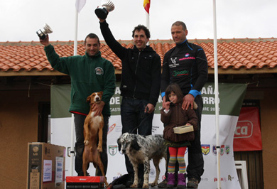 Arkaitz Egaña, campeón estatal de menor con perro