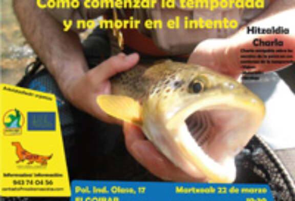 Una charla en Elgoibar resolverá dudas comunes del comienzo de la temporada pesquera