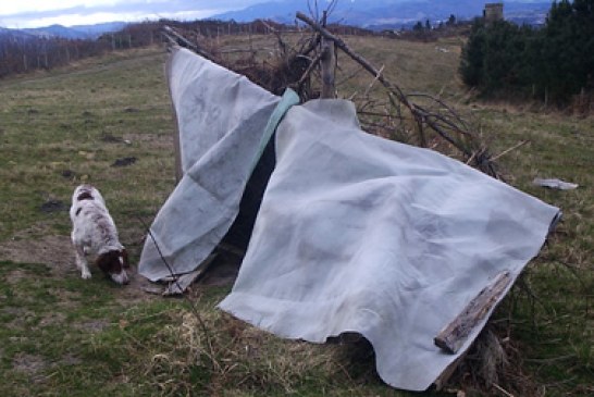 Una decena de puestos de caza aparecen destrozados en Jaizkibel