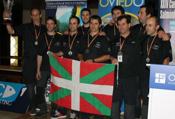 La Selección de Euskadi, campeona estatal de pesca de salmónidos mosca