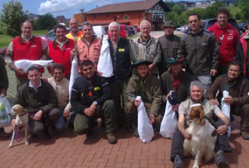 Gran participación en el concurso social bizkaino de perros de muestra