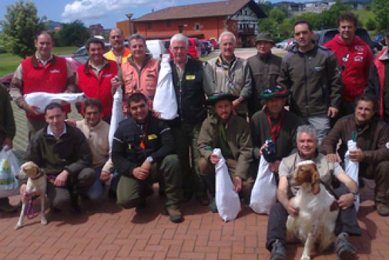 Gran participación en el concurso social bizkaino de perros de muestra