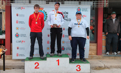 Los juniors vascos logran un triple podio en el Campeonato de España de Minifoso