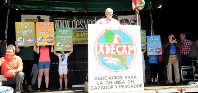 Multitudinario respaldo a un discurso