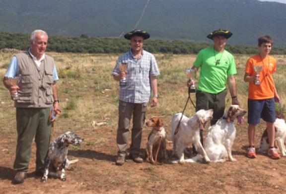 Víctor Viles e Iker Cenzual, campeones guipuzcoanos de perros de muestra