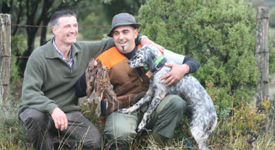 El alavés Natxo Olabe, campeón de Euskadi de becadas