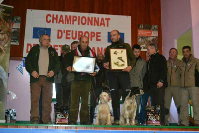 Dendaberri Jai, campeón de Europa macho en el europeo sobre becada 2013