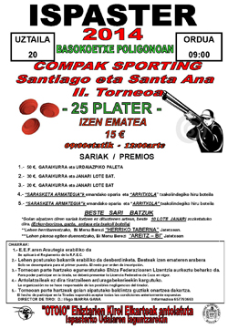 II torneo de Compak Sporting Santiago y Santa Ana en Ispaster