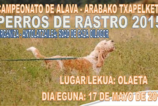 Campeonato de Álava de Perros de Rastro