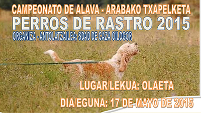 Campeonato de Álava de Perros de Rastro