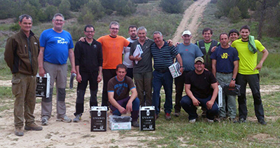 Andrés Sánchez vence en el autonómico navarro de Compak Sporting