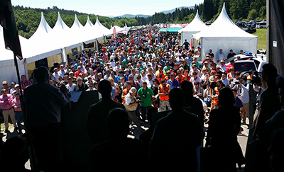 Baño de multitudes en el XXIII Día del Cazador y Pescador