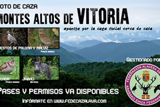 Nueva temporada en el coto Montes Altos de Vitoria