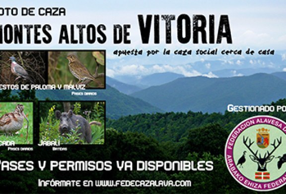 Nueva temporada en el coto Montes Altos de Vitoria