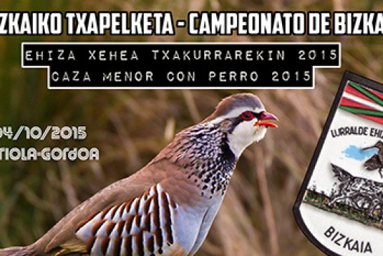 Campeonato de Bizkaia de caza menor con perro 2015