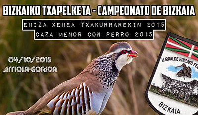 Campeonato de Bizkaia de caza menor con perro 2015
