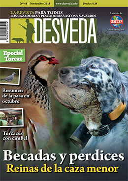 Becadas y perdices, protagonistas de la revista Desveda de noviembre