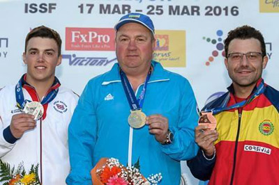 Kako Aramburu, bronce en skeet en la Copa del Mundo de Nicosia