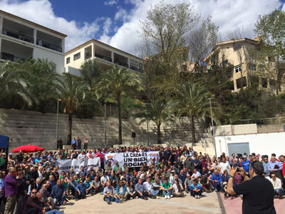 Concentraciones en defensa de la caza